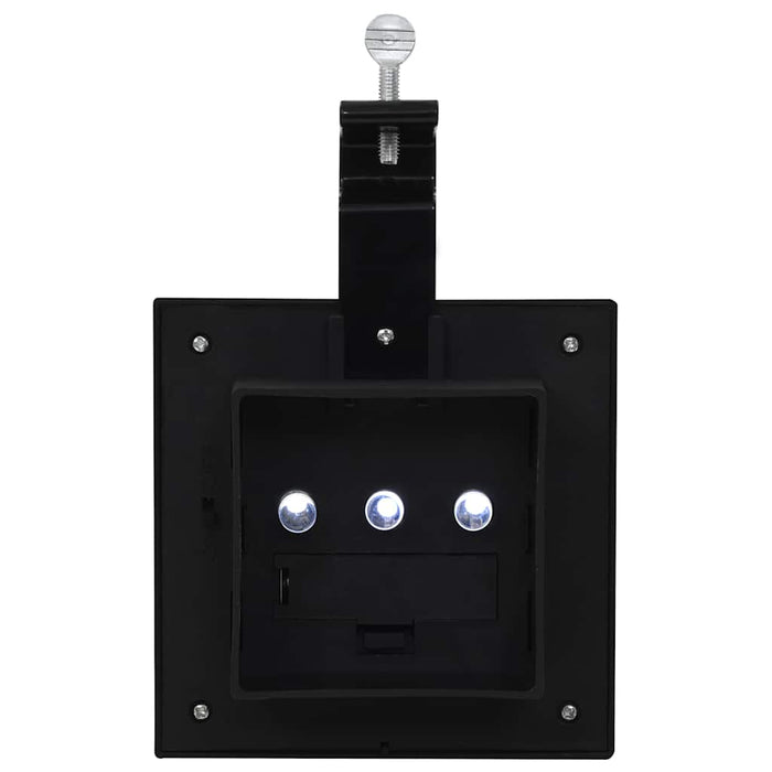 Lămpi solare de exterior, 12 buc., negru, 12 cm, pătrat, LED - WALTI WALTI