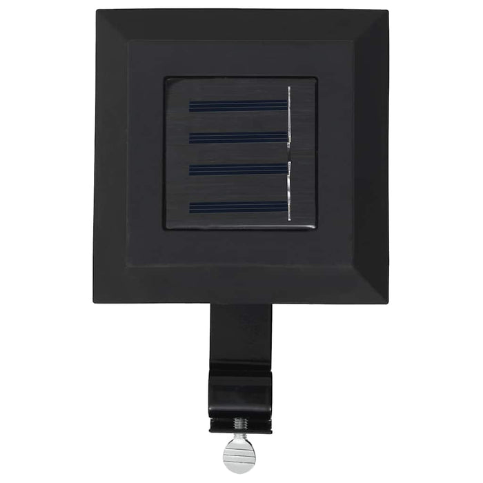 Lămpi solare de exterior, 12 buc., negru, 12 cm, pătrat, LED - WALTI WALTI