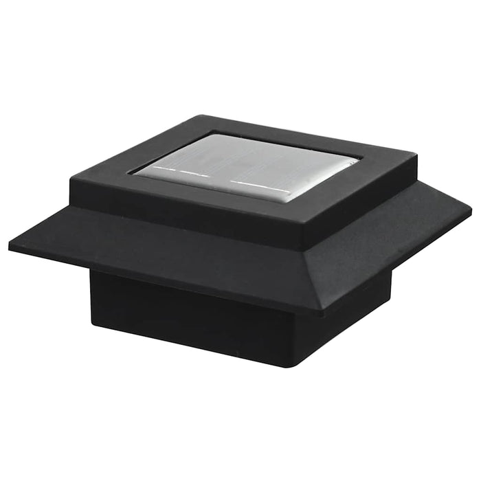 Lămpi solare de exterior, 12 buc., negru, 12 cm, pătrat, LED - WALTI WALTI
