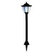Lămpi solare de exterior cu LED, 6 buc., negru - WALTI WALTI