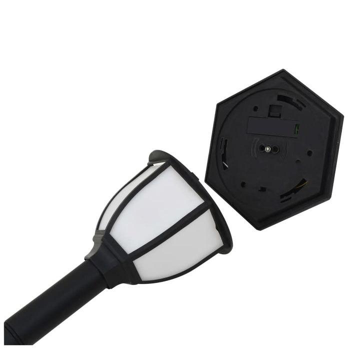 Lămpi solare de exterior cu LED, 6 buc., negru - WALTI WALTI