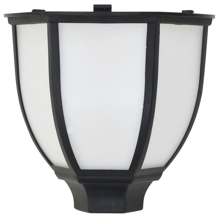 Lămpi solare de exterior cu LED, 6 buc., negru - WALTI WALTI