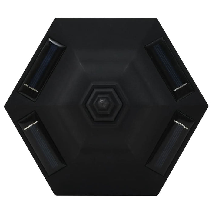 Lămpi solare de exterior cu LED, 6 buc., negru - WALTI WALTI