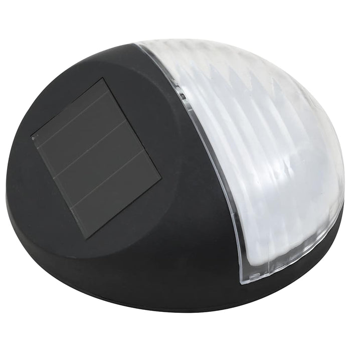 Lămpi solare de exterior, 24 buc., negru, rotund, LED - WALTI WALTI