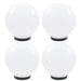 Lămpi glob cu LED, 4 buc., 25 cm, PMMA, sferic - WALTI WALTI