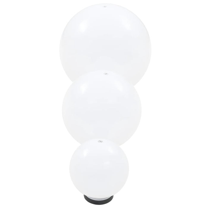Set lămpi glob cu LED, 6 buc., 20/30/40 cm, PMMA, sferic - WALTI WALTI