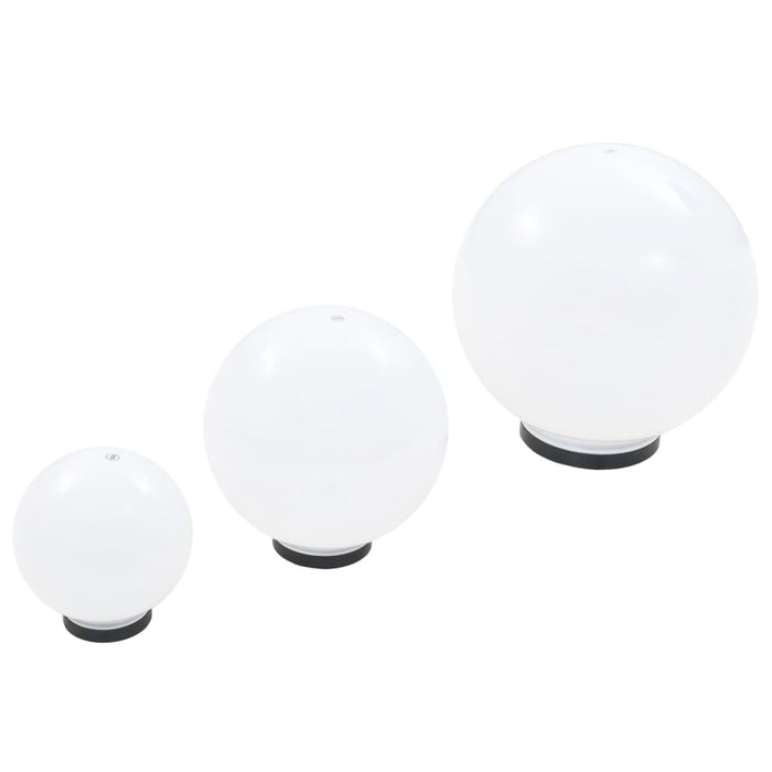 Set lămpi glob cu LED, 6 buc., 20/30/40 cm, PMMA, sferic - WALTI WALTI