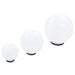 Set lămpi glob cu LED, 6 buc., 20/30/40 cm, PMMA, sferic - WALTI WALTI