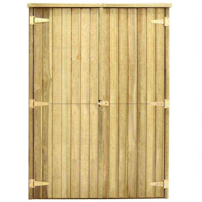Magazie unelte de grădină, 123x50x171 cm, lemn pin tratat - WALTI WALTI