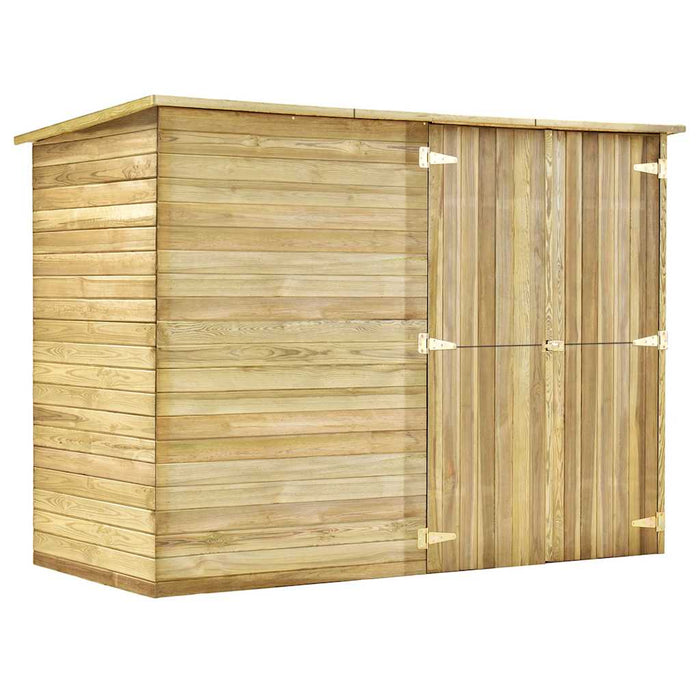 Magazie unelte de grădină, 232x110x170 cm, lemn pin tratat - WALTI WALTI