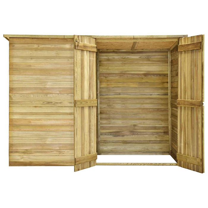 Magazie unelte de grădină, 232x110x170 cm, lemn pin tratat - WALTI WALTI