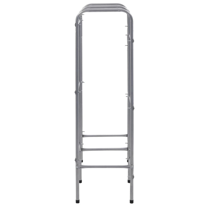 Raft de depozitare pentru 6 lăzi, argintiu, 96x33x116 cm, oțel - WALTI WALTI