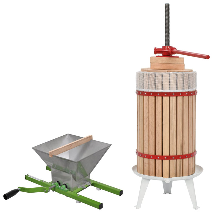 Set de presă și zdrobitor de fructe & vin, 2 piese WALTI
