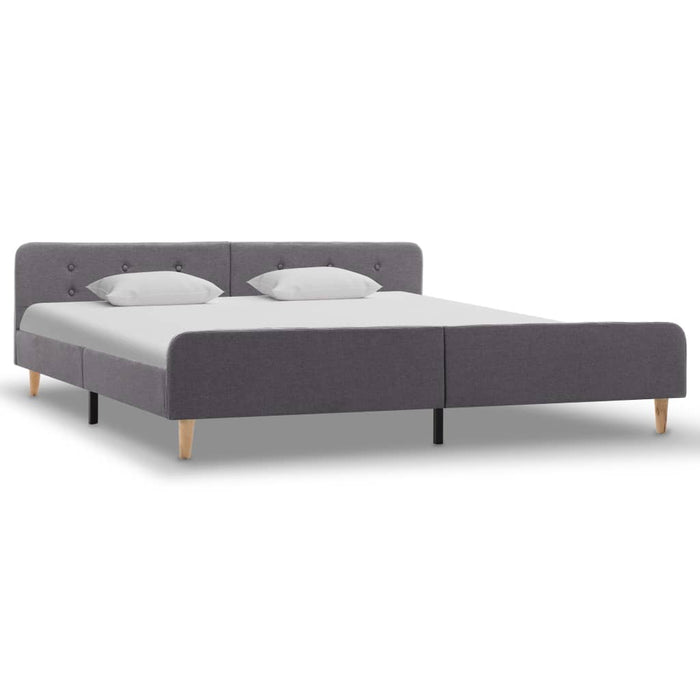 Cadru de pat, gri deschis, 180 x 200 cm, material textil - WALTI WALTI