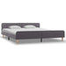 Cadru de pat, gri deschis, 180 x 200 cm, material textil - WALTI WALTI
