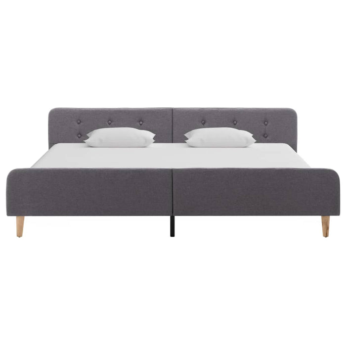 Cadru de pat, gri deschis, 180 x 200 cm, material textil - WALTI WALTI