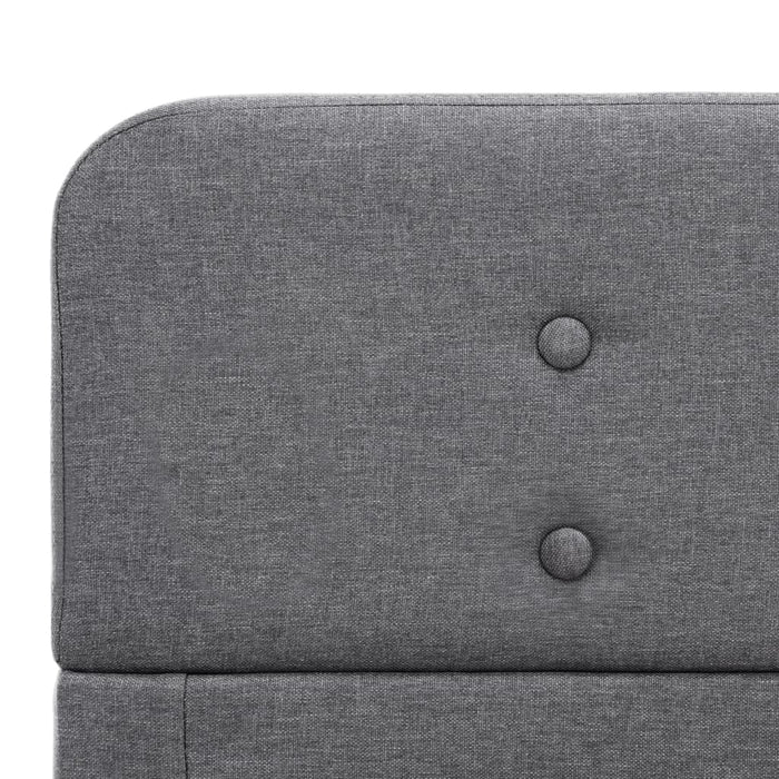 Cadru de pat, gri deschis, 180 x 200 cm, material textil - WALTI WALTI