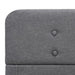 Cadru de pat, gri deschis, 180 x 200 cm, material textil - WALTI WALTI
