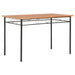 Set mobilier de bucătărie, 7 piese, maro, MDF și oțel - WALTI WALTI