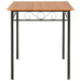 Set mobilier de bucătărie, 7 piese, maro, MDF și oțel - WALTI WALTI