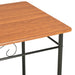 Set mobilier de bucătărie, 7 piese, maro, MDF și oțel - WALTI WALTI