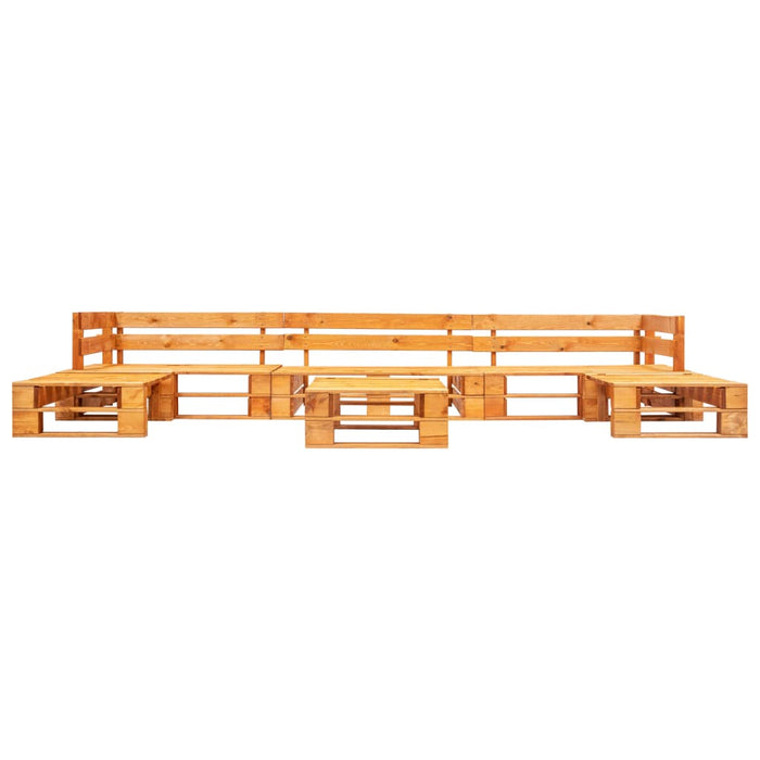 Set mobilier de grădină paleți, 6 piese, maro miere, lemn - WALTI WALTI