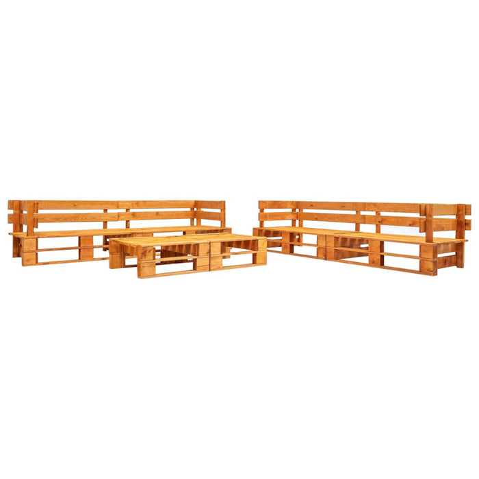 Set mobilier de grădină paleți cu perne gri, 6 piese, lemn WALTI