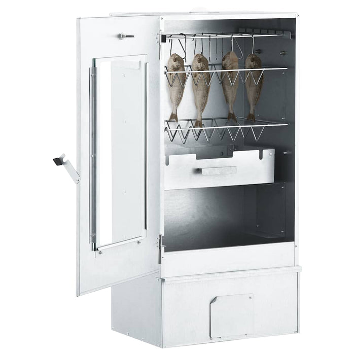 Afumătoare cuptor grătar cu 1 kg peleți lemn, 44,5x29x83 cm - WALTI WALTI