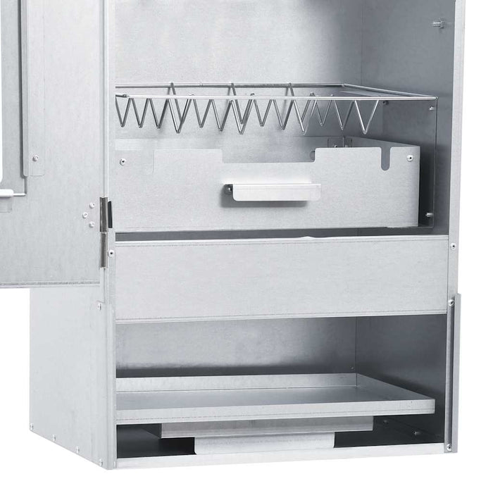 Afumătoare cuptor grătar cu 1 kg peleți lemn, 44,5x29x83 cm - WALTI WALTI