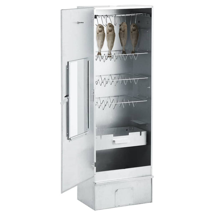 Afumătoare cuptor grătar cu 1 kg peleți lemn, 44,5x29x124 cm WALTI