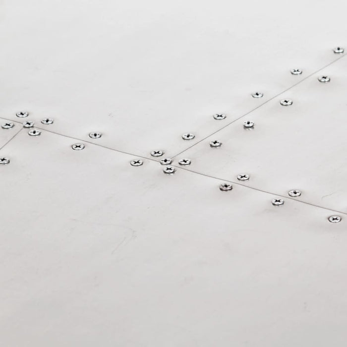 Birou, design aeronavă, argintiu, 112 x 50 x 76 cm, metal - WALTI WALTI