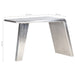 Birou, design aeronavă, argintiu, 112 x 50 x 76 cm, metal - WALTI WALTI