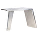 Birou, design aeronavă, argintiu, 112 x 50 x 76 cm, metal - WALTI WALTI