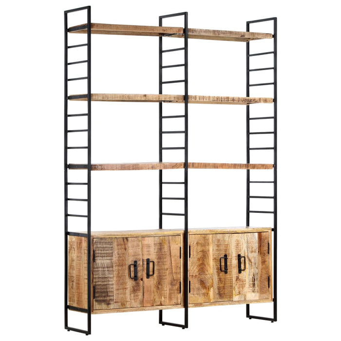 Bibliotecă cu 4 rafturi, 124x30x180 cm, lemn de mango nefinisat - WALTI WALTI