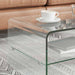 Măsuță de cafea, transparentă, 98x45x31 cm, sticlă securizată - WALTI WALTI
