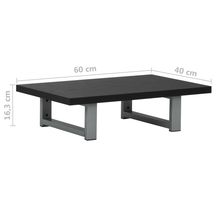 Mobilier de baie, negru, 60 x 40 x 16,3 cm - WALTI WALTI