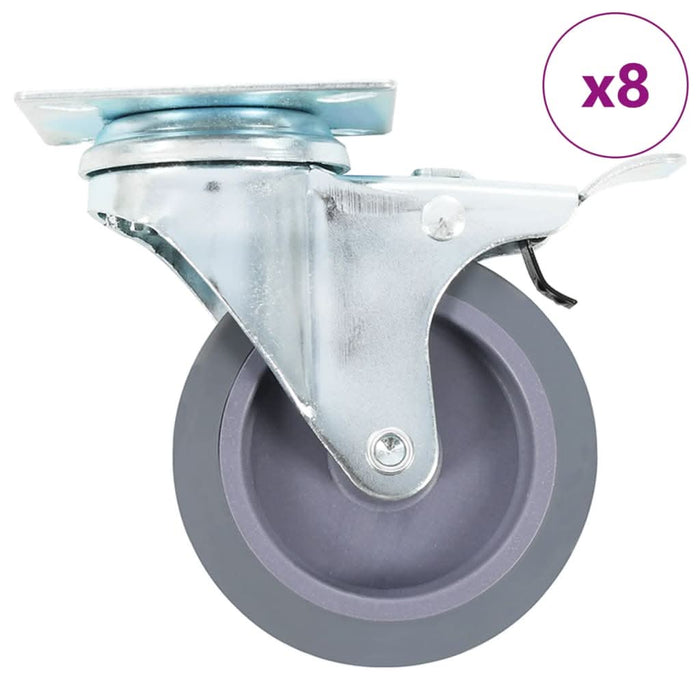Roți pivotante, 8 buc., 75 mm - WALTI WALTI
