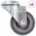 Roți pivotante cu gaură pentru șurub, 8 buc., 50 mm - WALTI WALTI