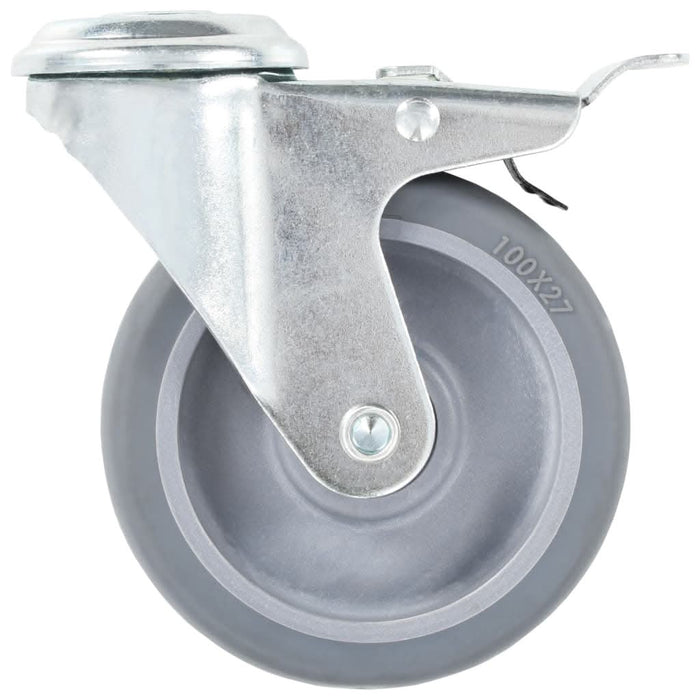 Roți pivotante cu gaură pentru șurub, 12 buc., 100 mm - WALTI WALTI