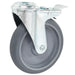 Roți pivotante cu gaură pentru șurub, 8 buc., 125 mm - WALTI WALTI