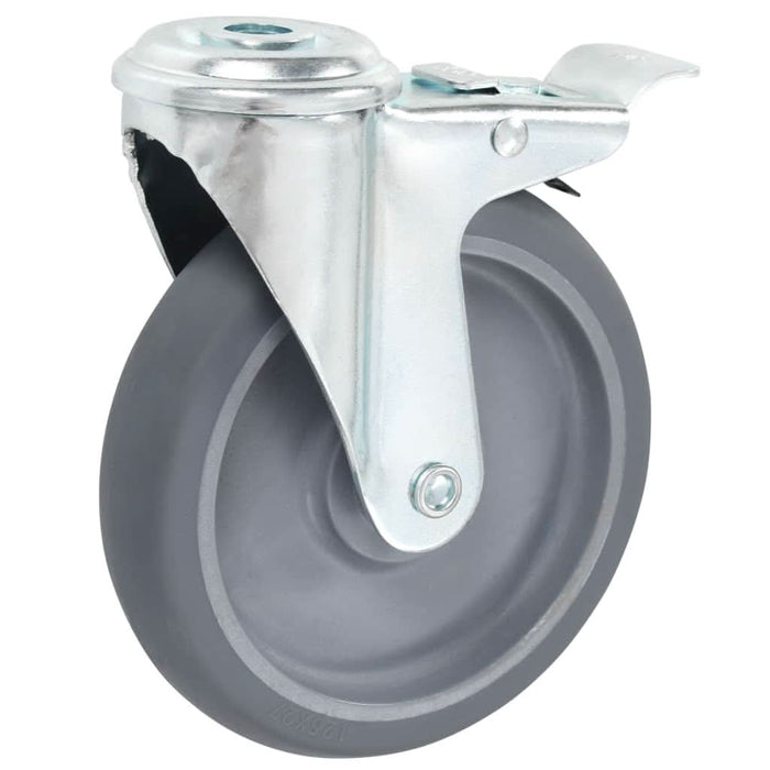 Roți pivotante cu gaură pentru șurub, 8 buc., 125 mm - WALTI WALTI