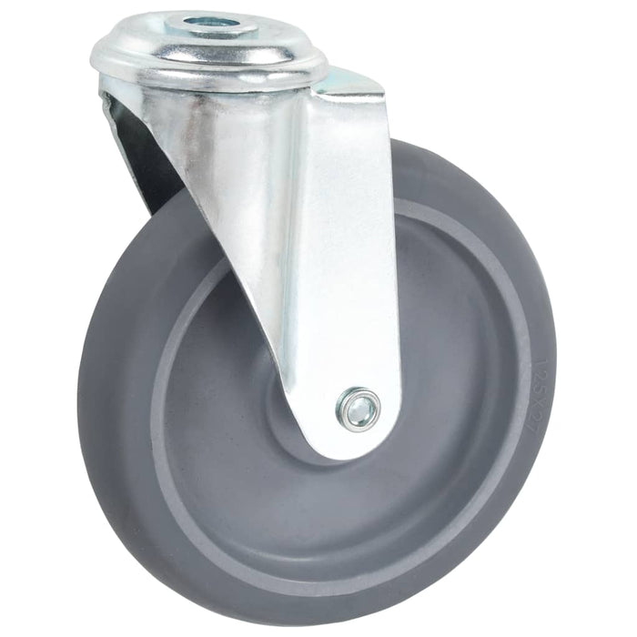 Roți pivotante cu gaură pentru șurub, 16 buc., 125 mm - WALTI WALTI