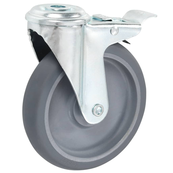 Roți pivotante cu gaură pentru șurub, 16 buc., 125 mm - WALTI WALTI