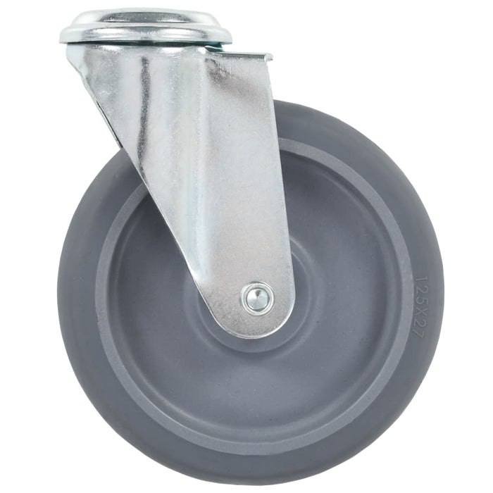 Roți pivotante cu gaură pentru șurub, 16 buc., 125 mm - WALTI WALTI