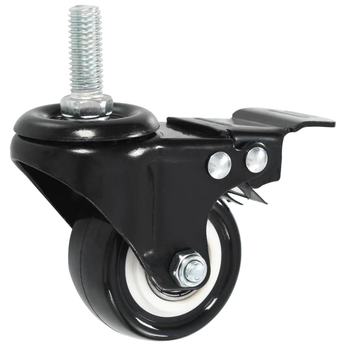 Roți pivotante cu frâne, 24 buc., 50 mm - WALTI WALTI