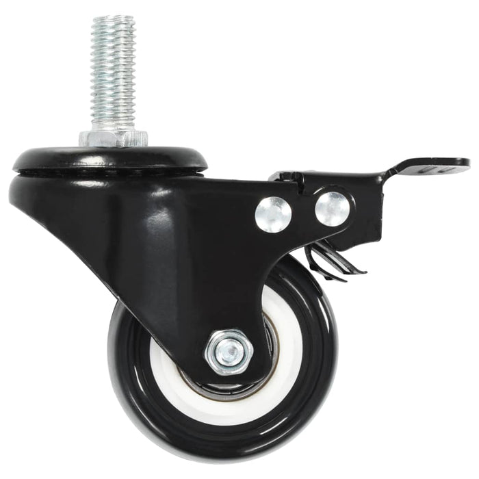 Roți pivotante cu frâne, 24 buc., 50 mm - WALTI WALTI