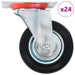 Roți pivotante, 24 buc., 100 mm - WALTI WALTI