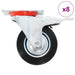 Roți pivotante, 8 buc., 100 mm - WALTI WALTI