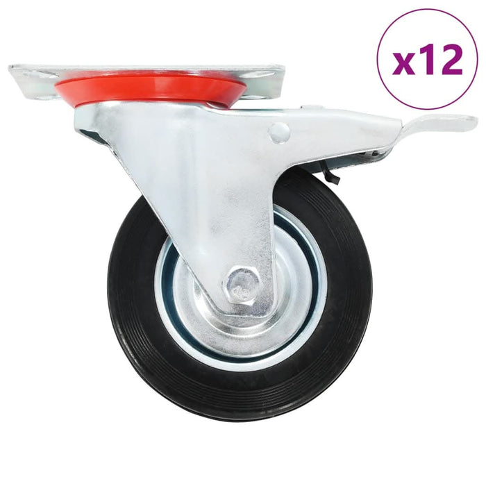 Roți pivotante, 12 buc., 100 mm - WALTI WALTI