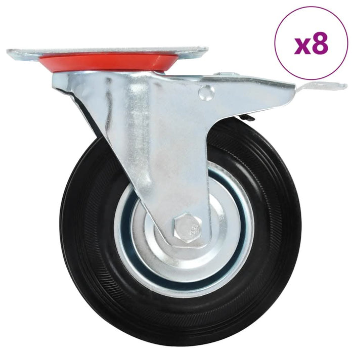 Roți pivotante, 8 buc., 125 mm - WALTI WALTI